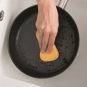 Set Poêle Anti-adhérente Dur Comme La Pierre 20 Cm Et 2 éponges Végétales 9