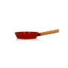 Poêle Ector Induction Aluminium Revêtu Manche En Bois 20 Cm Rouge 13