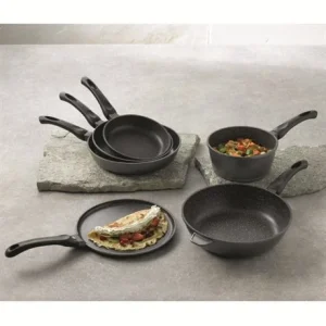 Sauteuse Et Couvercle Revêtement Dur Comme La Pierre 24 Cm 7