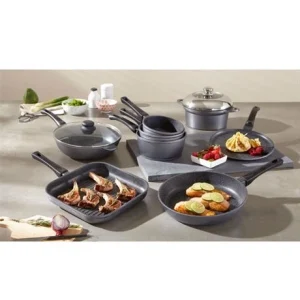 Cocotte Rectangulaire Et Couvercle Revêtement Dur Comme La Pierre 32 Cm 9
