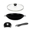 Lot Poêle Cookway 32cm Avec Poignée, Anse Et Couvercle 10