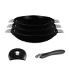 Lot De 3 Poêles Amovibles Cookway Avec Anse Et Poignée 20 24 28 Cm 17