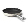 Smeg Poêle Aluminium Antiadhésive 30 Cm Crème Mat 14