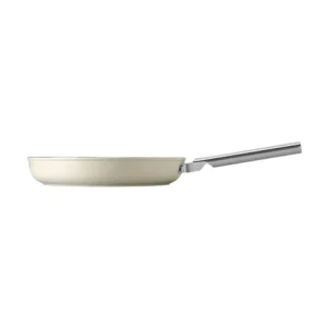 Smeg Poêle Aluminium Antiadhésive 30 Cm Crème Mat 10