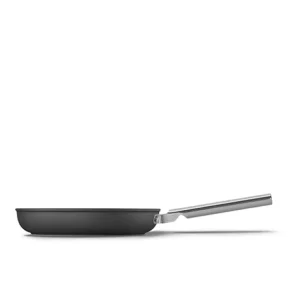 Smeg Set De 3 Poêles Aluminium Antiadhésives Noir Mat 11