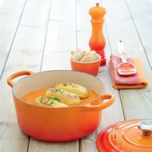 Le Creuset Cocotte Fonte Rond 24 Cm Volcanique 11