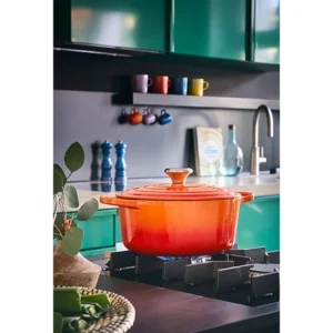 Le Creuset Cocotte Fonte Rond 24 Cm Volcanique 13