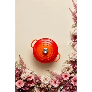 Le Creuset Cocotte Fonte Rond 24 Cm Volcanique 15