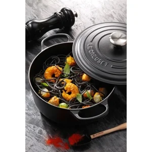 Le Creuset Cocotte Fonte Rond 20 Cm Noir Mat 6