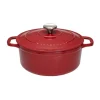 Cocotte Sublime Fonte Rond 2,5 L 20 Cm Rouge 8
