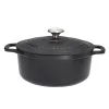 Cocotte Sublime Fonte Rond 4 L 24 Cm Noir 8