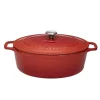Cocotte Sublime Fonte Ovale 5 L 29 Cm Rubis 17