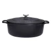 Cocotte Sublime Fonte Ovale 8,5 L 35 Cm Noir 19