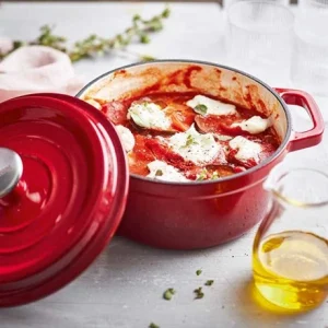 Cocotte En Fonte Ronde 20 Cm 2,3 L Rouge 7