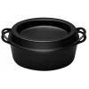 Le Creuset Cocotte Fonte Ovale Doufeu 32 Cm 7,2 L Noir Mat 14