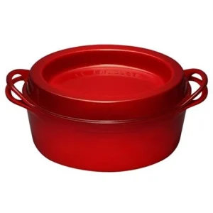 Le Creuset Cocotte Fonte Ovale Doufeu 32 Cm 7,2 L Cerise 7