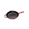 Le Creuset Grill Skillet Rond Fonte émaillée 23 Cm Cerise 13