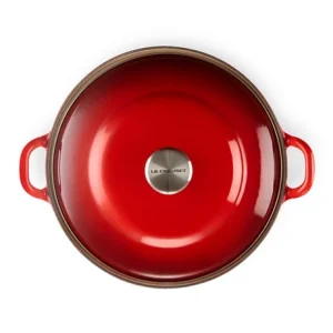 Le Creuset Cocotte Fonte Rond Plume 28 Cm 3,9 L Rouge 13