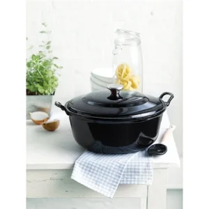 Le Creuset Cocotte Fonte Ronde Plume 24 Cm 2,4 L Noir 9