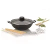 Wok En Fonte Avec Accessoires 24 Cm 2 Personnes 7