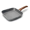 Grill Carré Stilo Avec Poignée Imitation Bois 24 Cm 11