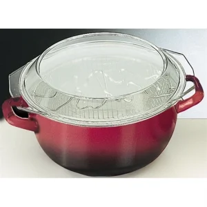 Ibili Friteuse Traditionnelle Acier émaillé 24 Cm Rouge 6