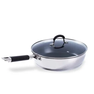Sauteuse Antiadhésive Inox Et Couvercle Rapid Cook 28 Cm 6