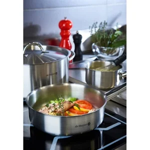De Buyer Sauteuse Bord Droit Inox 24 Cm Prim’Appety 6