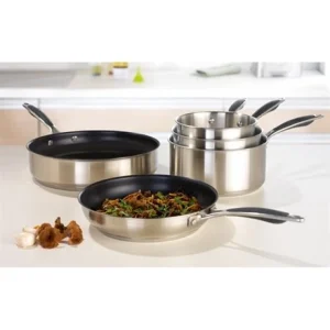 Sauteuse Antiadhérente Inox Excell’Inox 24 Cm 9