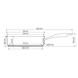 Sauteuse Antiadhérente Inox Excell’Inox 24 Cm 15