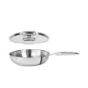Lot Poêle Sautoir Et Couvercle Inox Castel’Pro 28 Cm 11