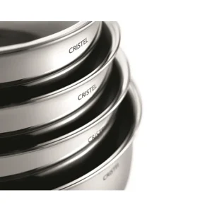 Lot Poêle Sautoir Et Couvercle Inox Castel’Pro 28 Cm 12