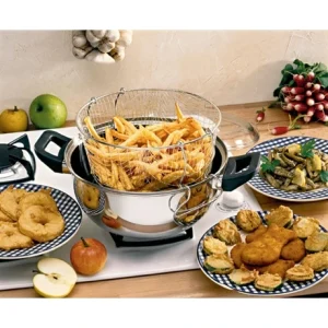 Lot Friteuse Traditionnelle, Coupe-frites Et Araignée à Friture 11