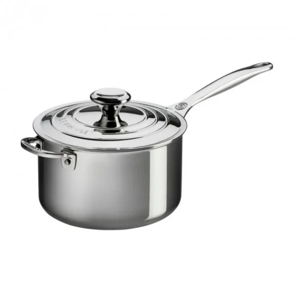 Casserole Inox Avec Couvercle 20 Cm Le Creuset 1