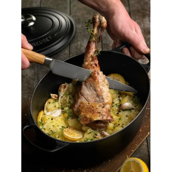 Cocotte En Fonte Ovale 27 Cm Noir Mat Le Creuset Signature 6