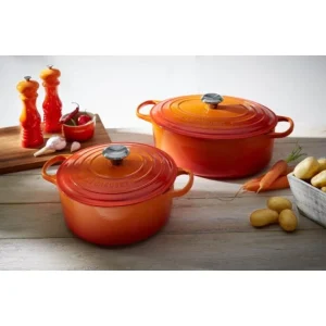 Cocotte En Fonte Ovale 29 Cm Volcanique Le Creuset Signature 15