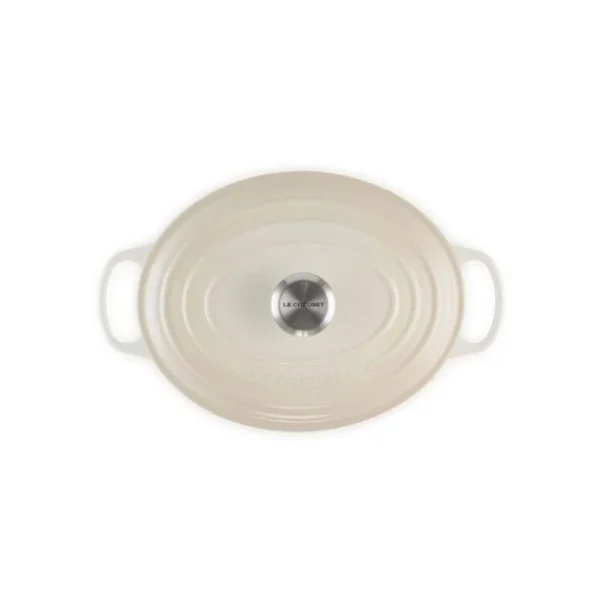 Cocotte En Fonte Ovale 31 Cm Meringue Signature Le Creuset 4