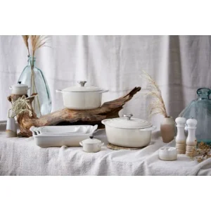 Cocotte En Fonte Ovale 31 Cm Meringue Signature Le Creuset 16