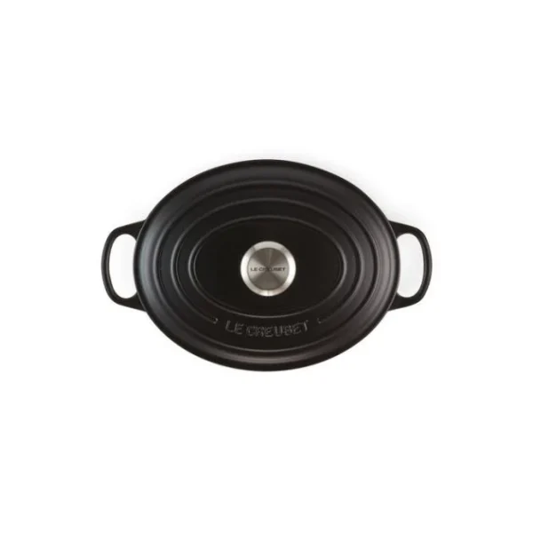Cocotte En Fonte Ovale 31 Cm Noir Mat Le Creuset Signature 4