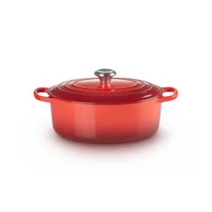 Cocotte En Fonte Ovale 35 Cm Cerise Le Creuset Signature 9