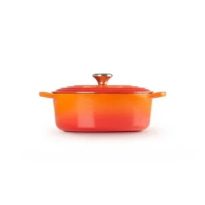 Cocotte En Fonte Ovale 35 Cm Volcanique Le Creuset Signature 9