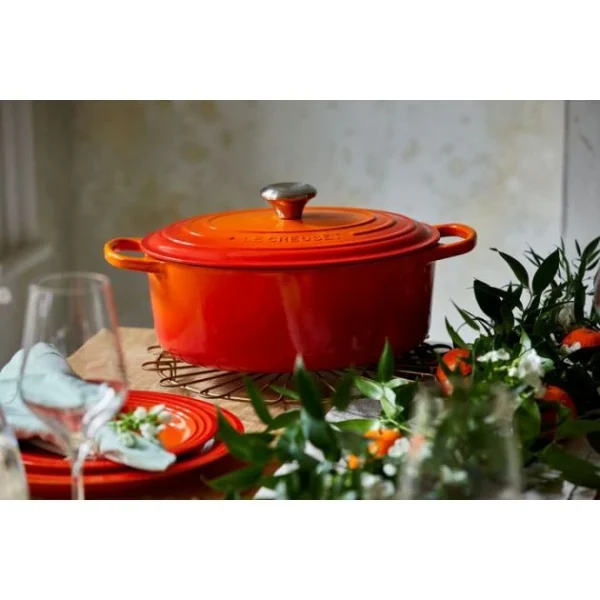 Cocotte En Fonte Ovale 35 Cm Volcanique Le Creuset Signature 6