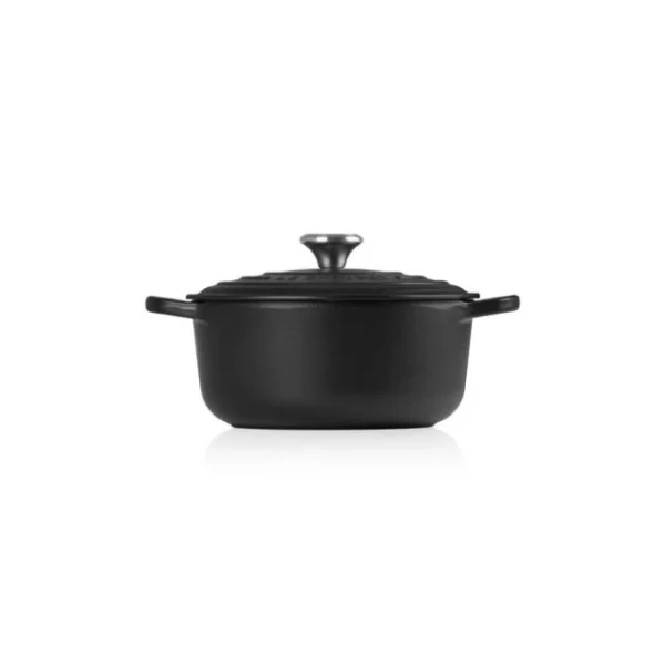 Cocotte En Fonte Ronde 18 Cm Noir Mat Le Creuset Signature 3
