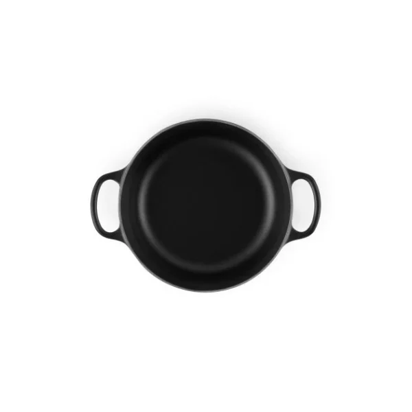 Cocotte En Fonte Ronde 18 Cm Noir Mat Le Creuset Signature 5