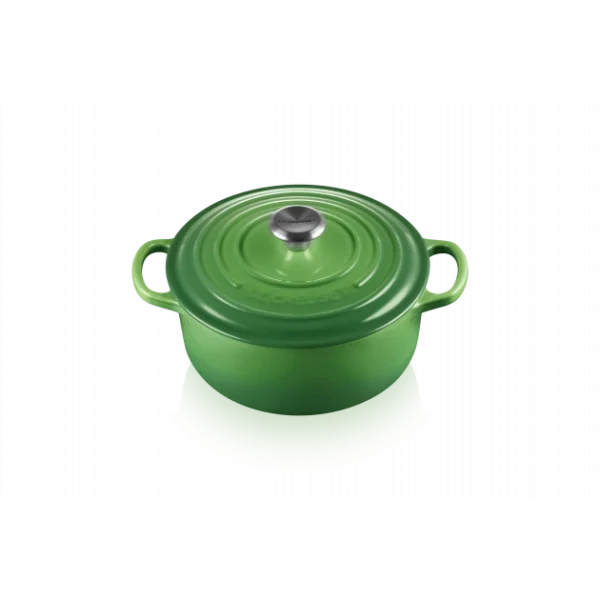 Cocotte En Fonte Ronde 20 Cm Bamboo Le Creuset Signature 1