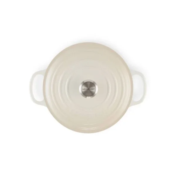 Cocotte En Fonte Ronde 20 Cm Meringue Signature Le Creuset 4