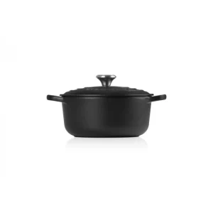 Cocotte En Fonte Ronde 20 Cm Noir Mat Le Creuset Signature 10