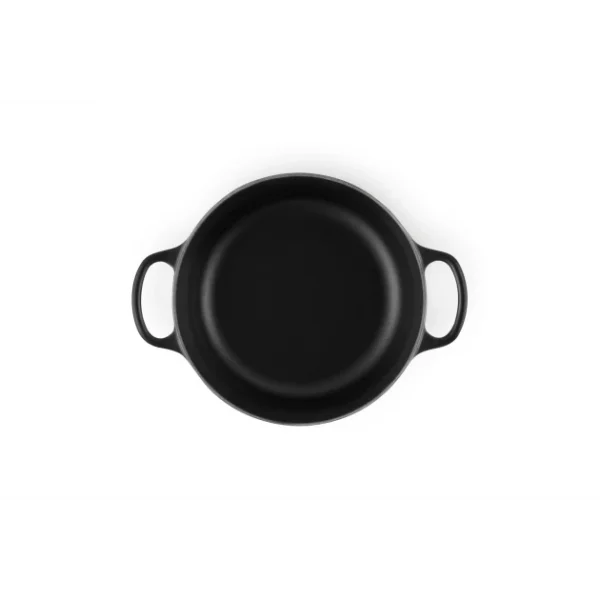 Cocotte En Fonte Ronde 20 Cm Noir Mat Le Creuset Signature 5