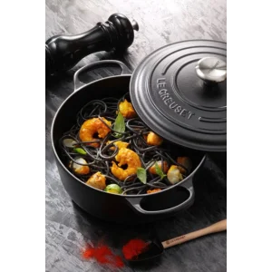 Cocotte En Fonte Ronde 20 Cm Noir Mat Le Creuset Signature 16