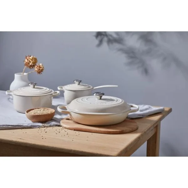Cocotte En Fonte Ronde 22 Cm Meringue Signature Le Creuset 6